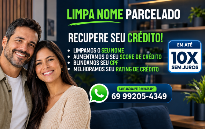 LIMPA NOME PARCELADO EM 10X
