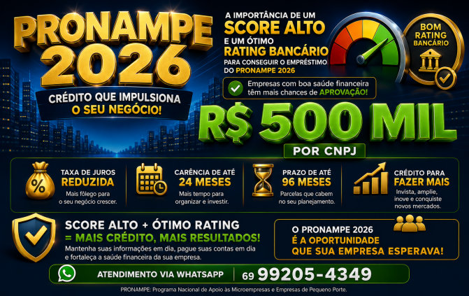 SCORE e RATING DE CRÉDITO 