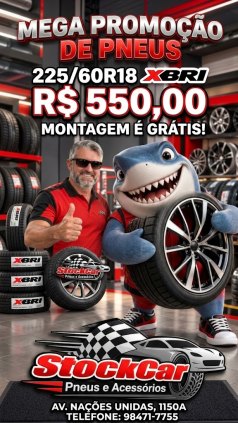 PNEU 175/75 R14 GOL ROUTEWAY RADIAL IMETRO E NOTA FISCAL MONTAGEM GRATIS R$ 220,00