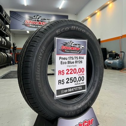 PNEU 175/75 ARO 14 T GOL /CELTA/ SAV / STRADA ETC.. R$ 250,00 MONTAGEM GRATIS   