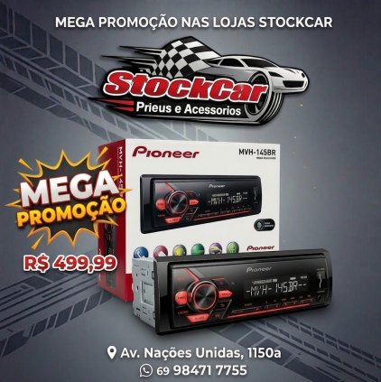 Multimídia WINTEC 7P FULL TOUCH 7023 BT MP5 instalação grátis 350,00