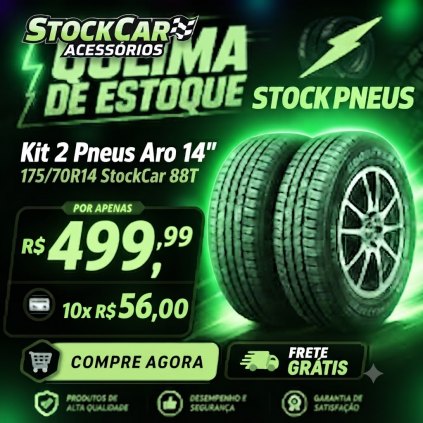 PNEU 175/75 ARO 14 T GOL /CELTA/ SAV / STRADA ETC.. R$ 250,00 MONTAGEM GRATIS   
