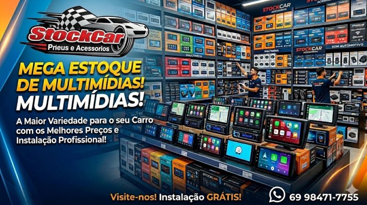 Multimídia WINTEC 7P FULL TOUCH MP5 instalação grátis 350,00