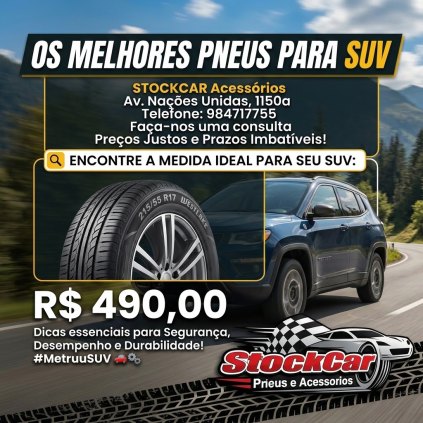 PNEU 215/55R17 WESTLAIKE MONTAGEM GRATIS R$ 490,00